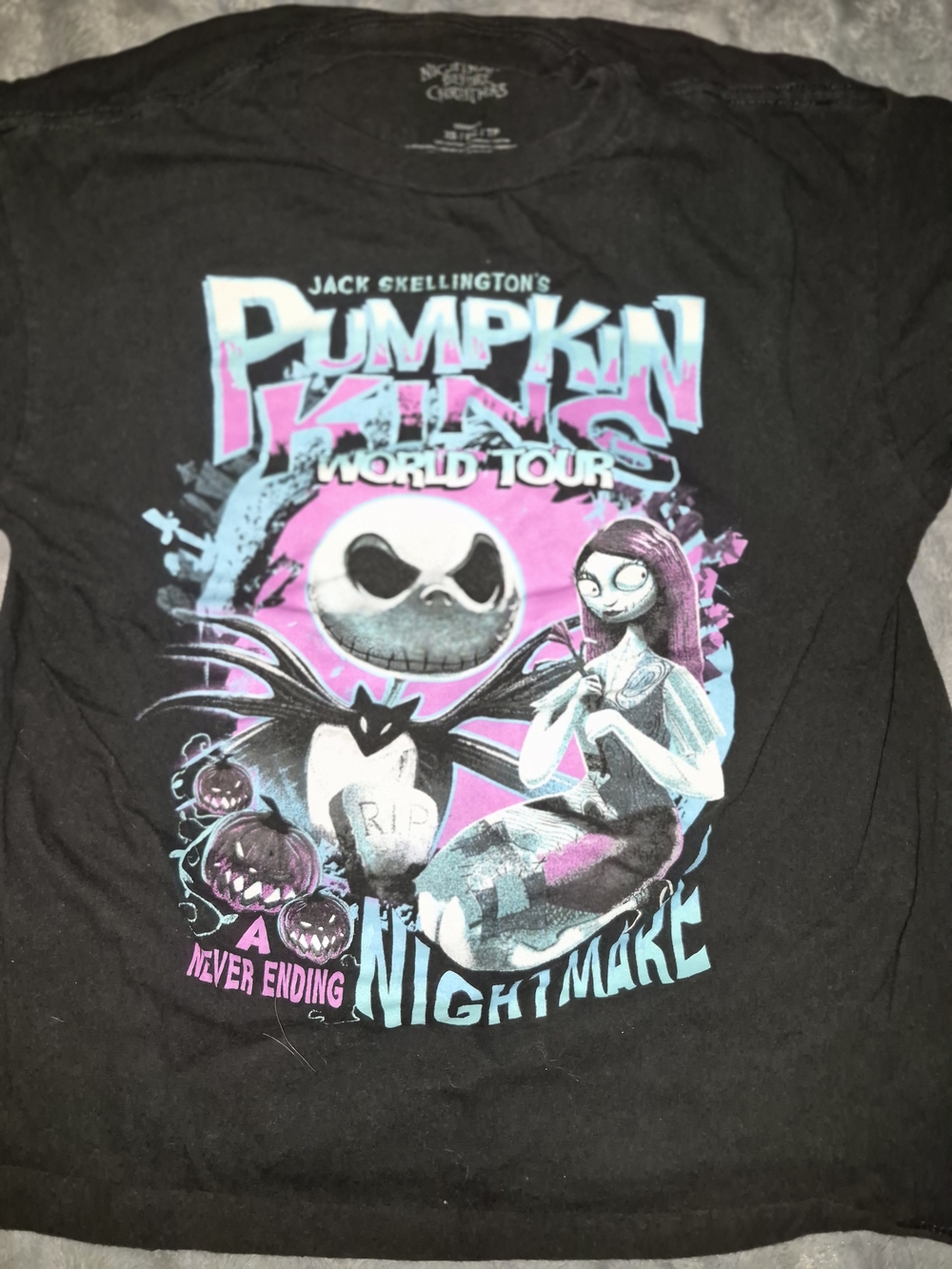The Nightmare Before Christmas Black Jack Skellington Pumpkin Kings Tee